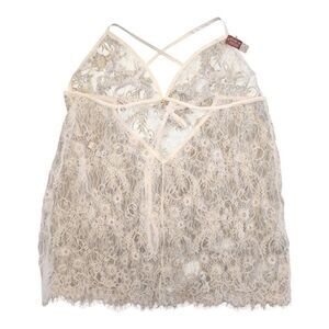 Adore Me Women's Plus Addison Unlined Babydoll Size 2X‎ NWT White See-through
